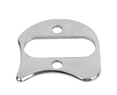 IASTM D-Shape Tool I Soft Tissue Mobilization I Physio Solutions Therapy Myofascial Release Tool for Physiotherapy, Chiropractor and Osteopaths Stainless Steel