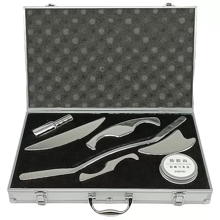 IASTM Tools 5 Pc for Pain Releif Imported | IASTM Physiotherapy Tool Chiropractor | Osteopaths | Myofascial Release Tool