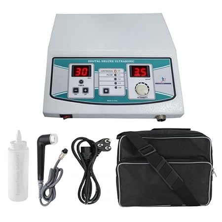 Heavy Duty Ultrasonic Therapy Ultrasound Body Massager Physiotherapy Machine With 5 Pulse Mode and Adjustable Timer Ust Machines for Physiotherapy, Multi