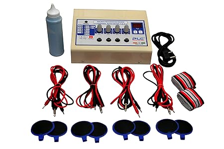4 Channel Auto Mode Tens Machine For Physiotherapy, Metal Body With 1 Year Warranty, Digital Electrotherapy Pain Relief Device, Physiotherapy Equipment