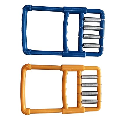 Plastic Spring Finger Exerciser Hand Gripper (Multicolour)