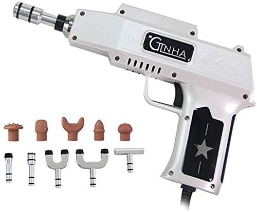 KIYO Electric Chiropractic Adjusting Bone Tool,for Back Spine Chiropractor Gun 750n with Massage Heads