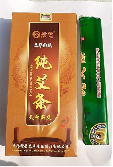 Super Quality Pure Moxa Stick Rolls Burn Wood Traditional Massage (10 Pcs inside)