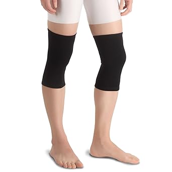 Knee Cap Compression Support for Gym Running Cycling Sports Jogging Workout Pain Relief (medium, black)