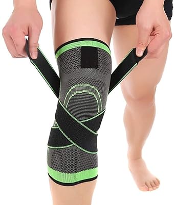 Knee support band Sleeve,Knee Guard Pad Brace Compression Fit Joint Pain and Improved Circulation Wrist Band Straps Gym Workout,Fitness Weight Wraps,Weightlifting,Running,Volleyball, and Sports(1 Pcs)