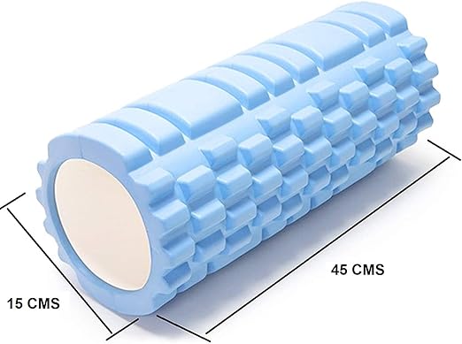 Bodylastics 45cms Foam Roller for Pre & Post Workout Sessions, Deep Tissue Massage, Relief from Muscle Pain