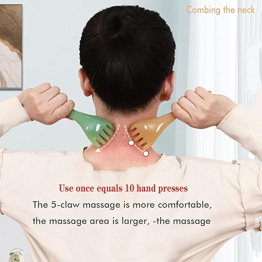 CA Lymphatic Drainage Massager, Gua Sha Tool for Body, Manual Massage Scraper for Anti Cellulite and Relieve Muscle Fatigue, Body Gua Sha Paddle (CA-XD-111)