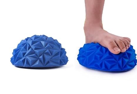 Half Sphere Balance Trainer Board Yoga Gym Half Spikey Ball yoga exercise half ball balance ball gym ball Inflatable Stepping Foot Massage Ball (set of 1 pc)