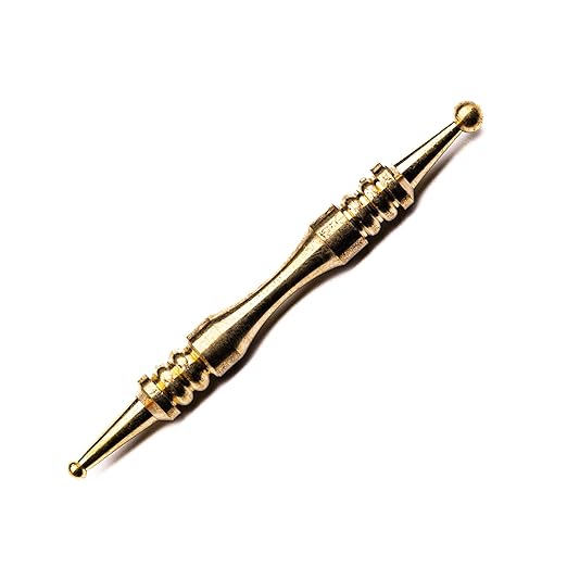 Plus Value Acupressure Brass Jimmy Deluxe - 2 Pieces for sujok, Acupressure, Acupuncture