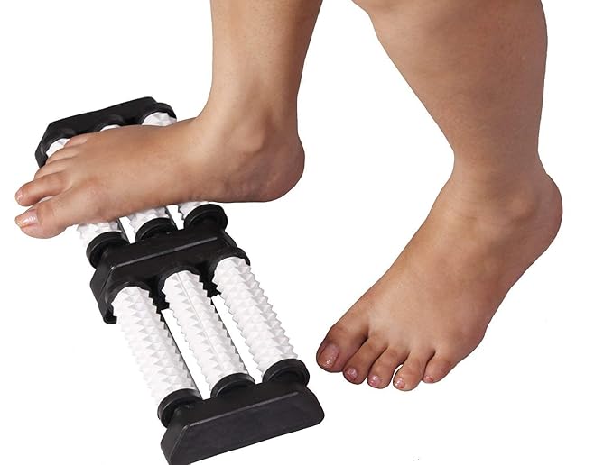 Acupressure Pyramidal Pointed Wonder Foot Roller Massager for Plantar Fasciitis Relief - Relaxation - Reflexology & Stress Relief