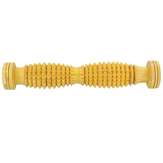 Acupressure Wooden Foot Roller Massager For saitica, foot, heel, ankle, knee pain relief, calf Stress free, Relaxation & Reflexology