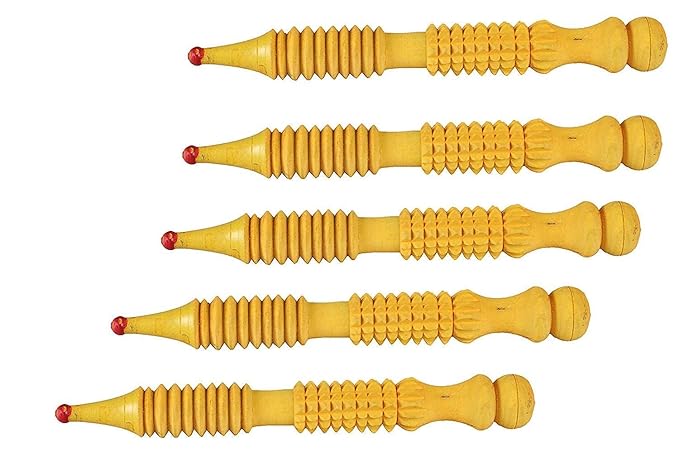 Acupressure Wooden Jimmy Hand & Foot Roller Massager Relaxes the Mind and Body.(Pack of 5pc)