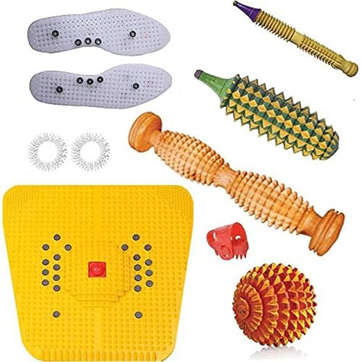 Acupressure massage kit - Reflexology massage tools for target key acupressure points for relaxation and pain relief