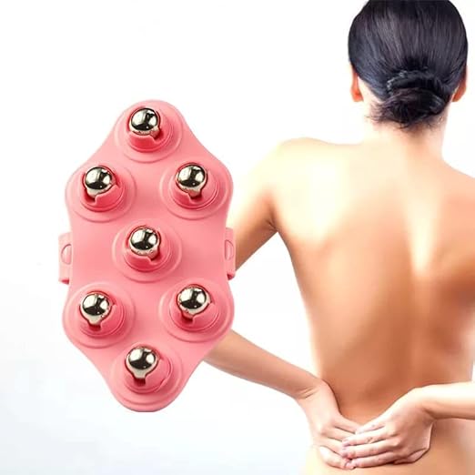 7 Steel Ball 360° Massager, Steel Ball Body Manual Hand Massager for Blood Circulation, Relieves Stress and Tired Muscles Roller Ball Massager For Full Body