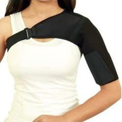 About this item Support and compression: provides stability and compression support for injuries including sprains, shoulder dislocation, rotator cuff tear, frozen shoulder and more. Compression helps to increase blood flow and support restricts unwanted 
