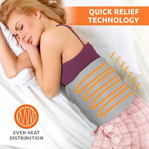 Vissco Orthopaedic Heating Belt, Heat Therapy to Soothe Sore Muscles, Decreases Joint Stiffness & Relieve Pain, Put it on for Spondylosis, Joint Pain For Men & Women with 1-Year Warranty- XL